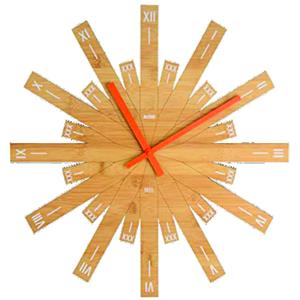 Horloge murale Raggiante/bambou, Alessi