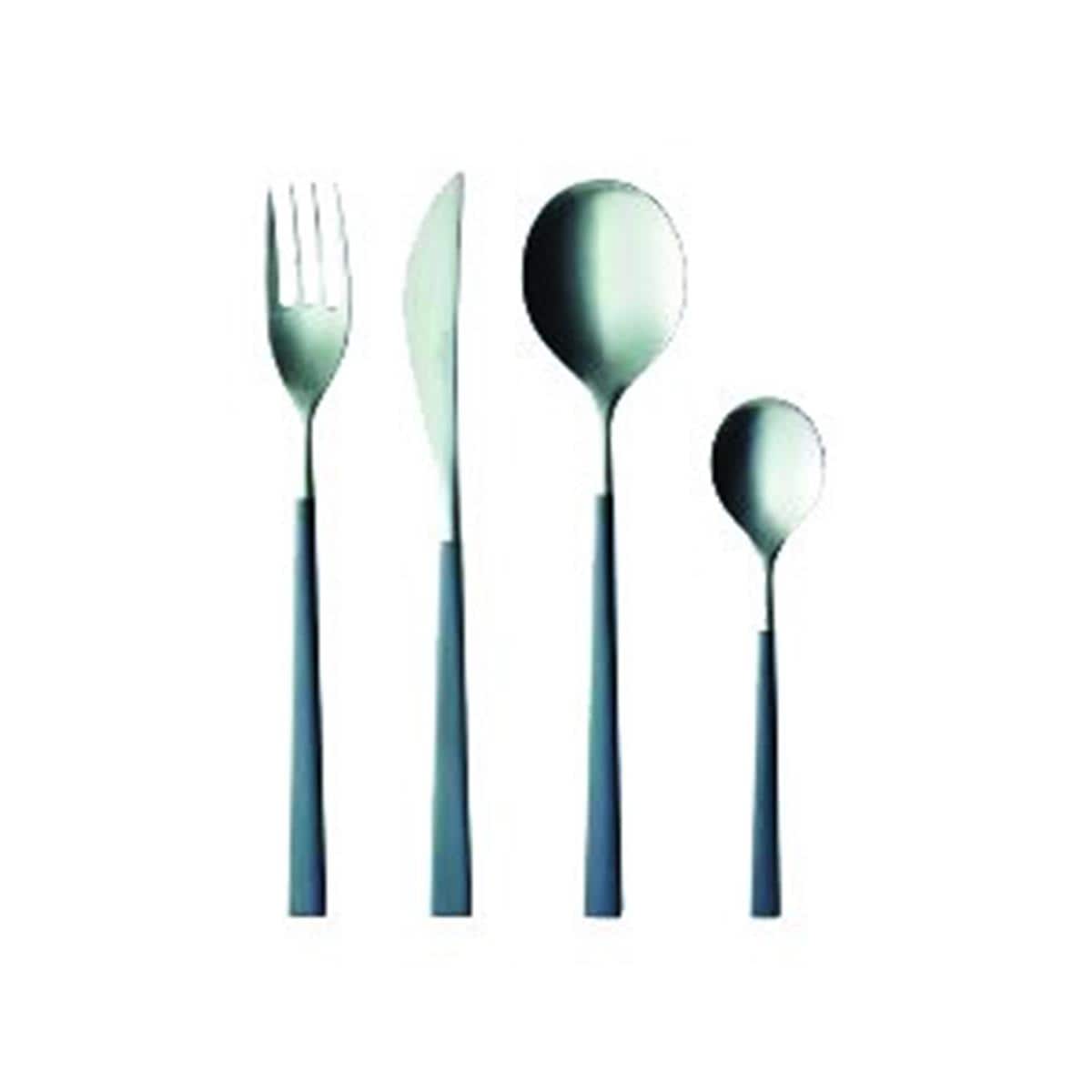 Coffret 24 pices fuse color Gris, Guy Degrenne