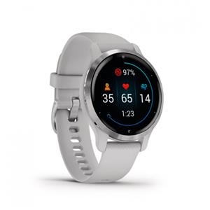 Montre Venu 2S - Silver - Bracelet gris clair - Garmin