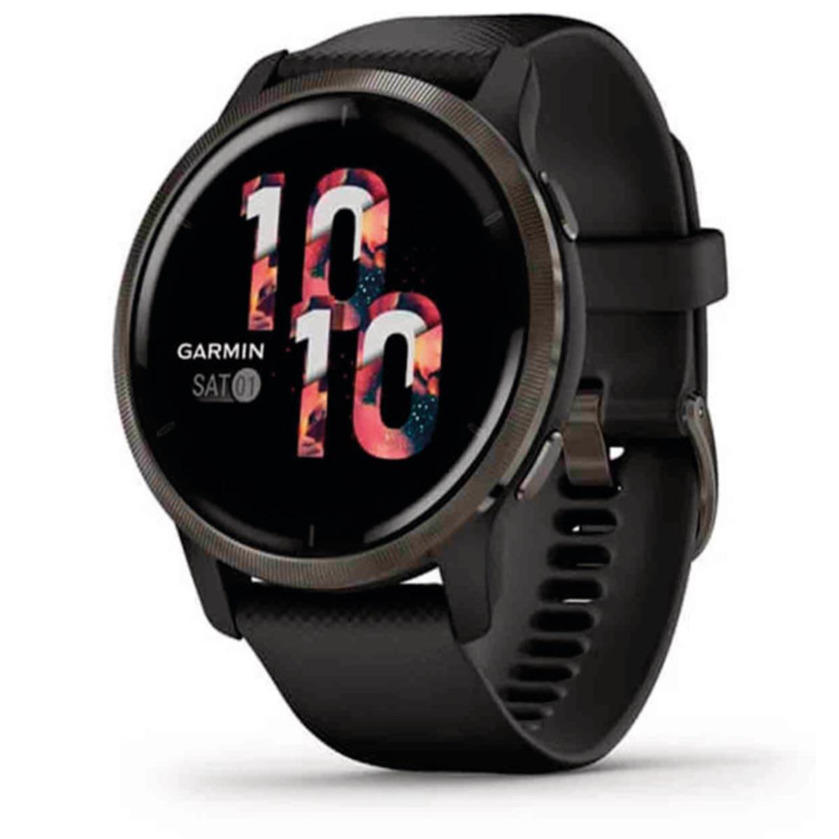 Montre Venu 2S gray avec bracelet noir Garmin