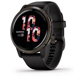 Montre Venu 2S - Gray - Bracelet noir - Garmin