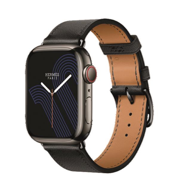 Apple Watch Hermes series 8 GPS + cell.41 mm - Noire - APPLE