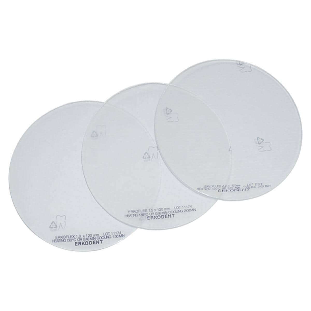 Erkoflex ERKODENT - p. 1 mm - 125 x 125 mm - La bote de 20