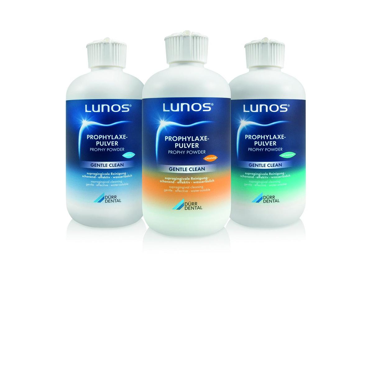 Poudre prophylactique Lunos Gentle Clean Orange DRR DENTAL - Lot de 4x180g