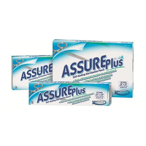 Sachets de strilisation Assure Plus SULTAN - 133x191 mm - Bote de 200