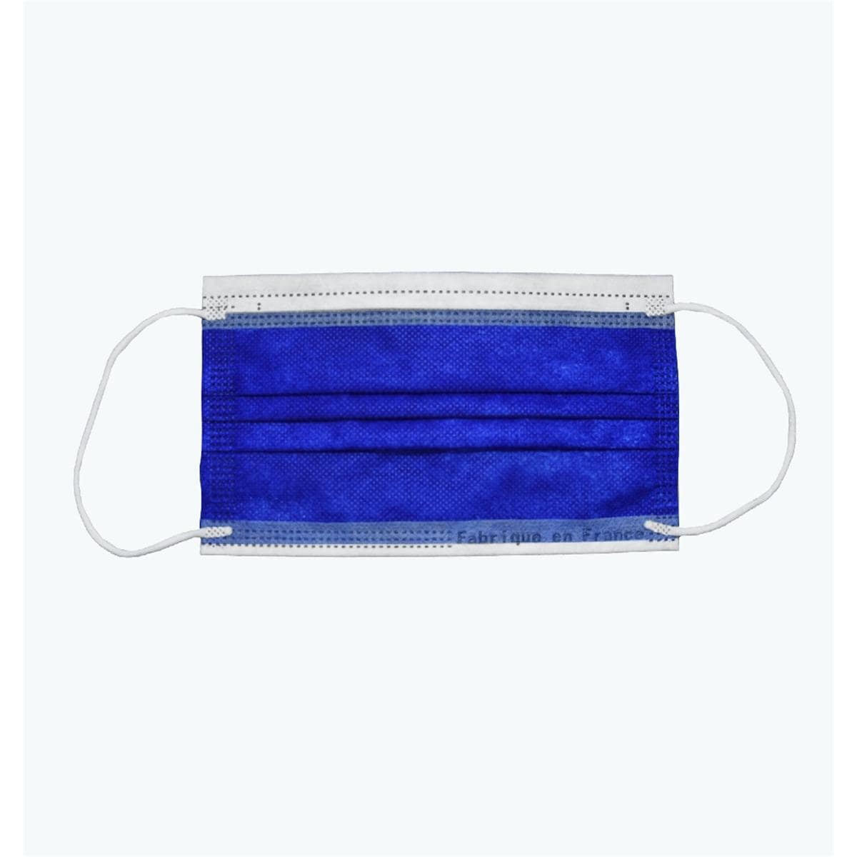 Masques Chirurgicaux Type IIR - Adulte - Bleu et Blanc - Bote de 50 - KB MEDICA