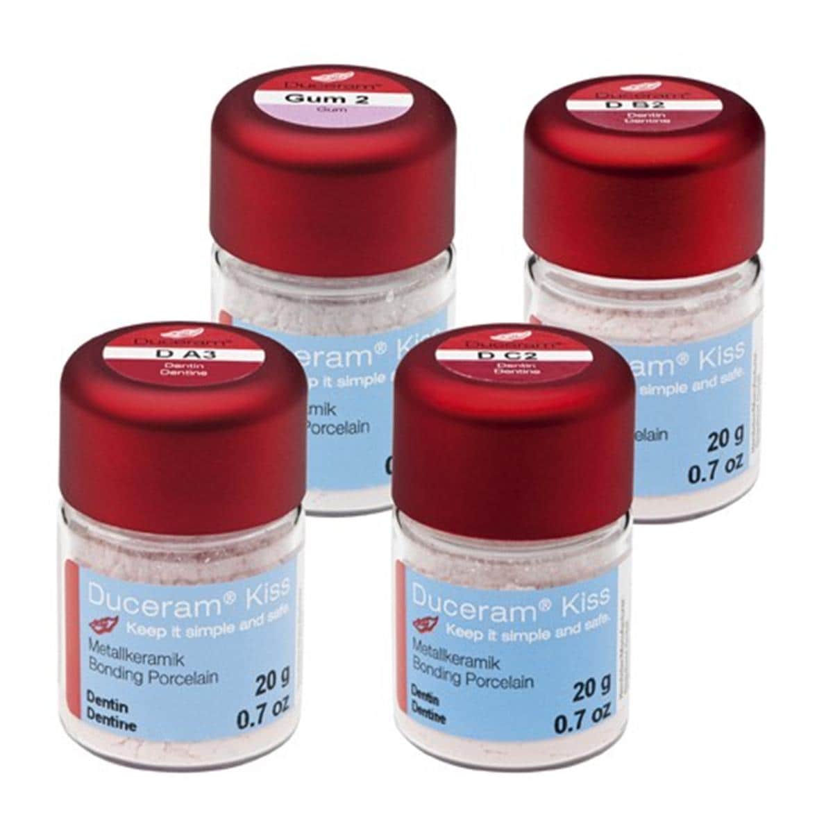 Duceram Kiss DENTSPLY SIRONA - Opaque en pte - A1 - Le pot de 3 ml