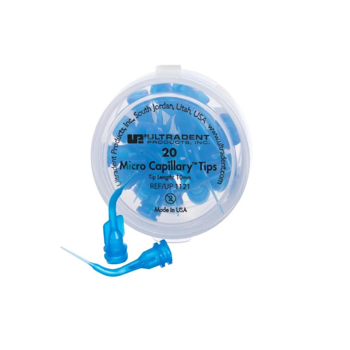 Embout Micro Capillary Tip - Bleu - Bote de 20 - ULTRADENT