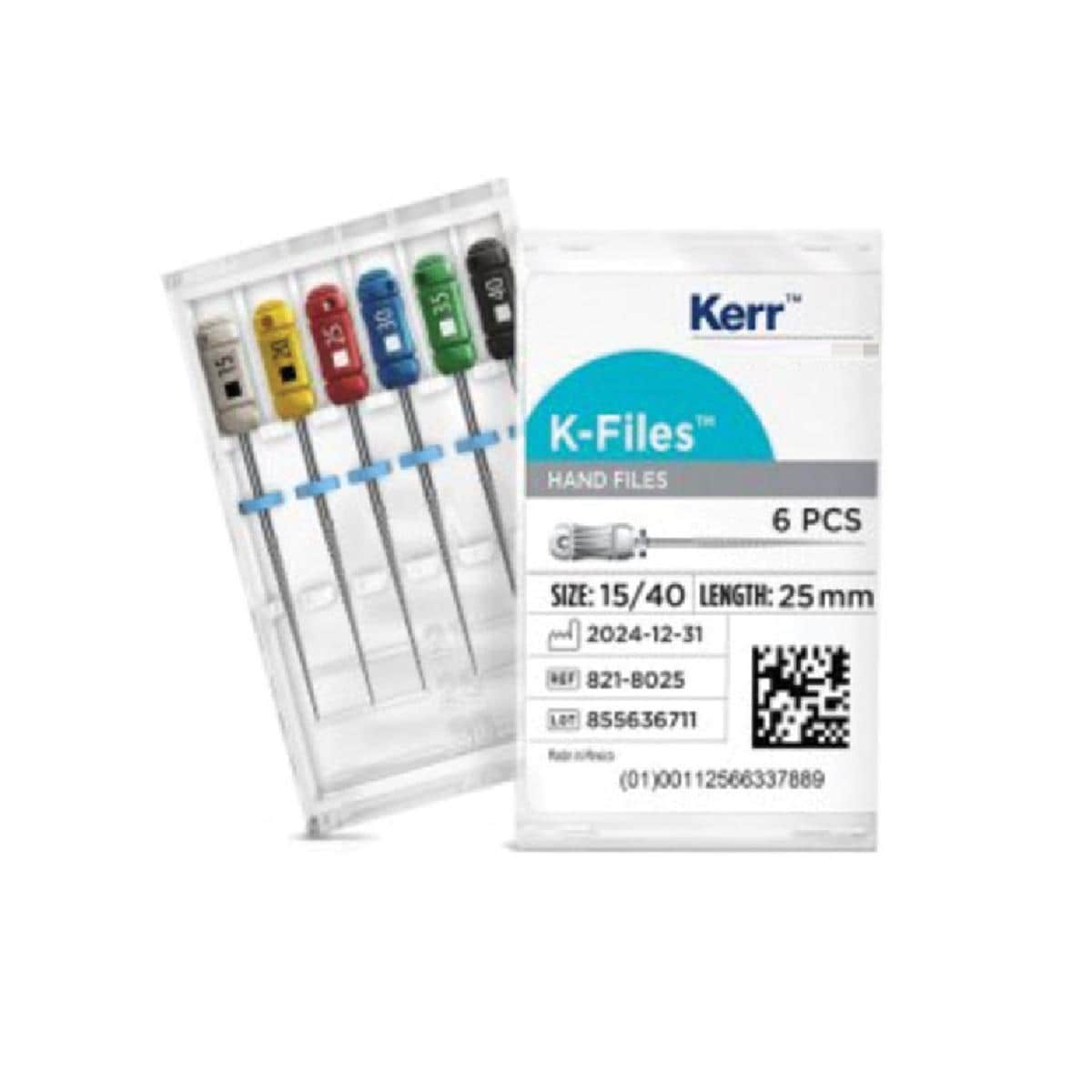 Limes K-Files 25Mm No25 Jeu De 6 Kerr