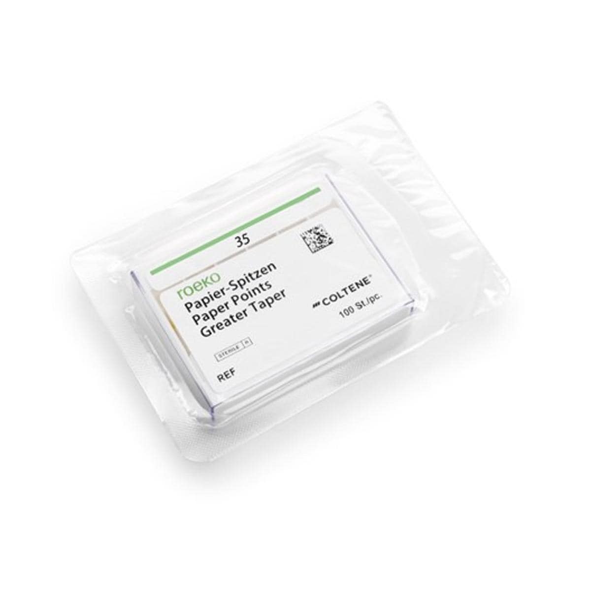 Pointe papier Greater Taper ROEKO - 0.06 N35 - bote distributrice de 100 pointes