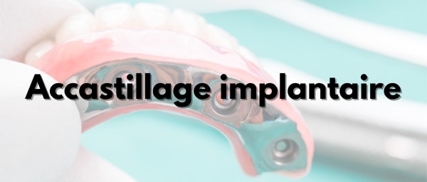 Accastillage implantaire
