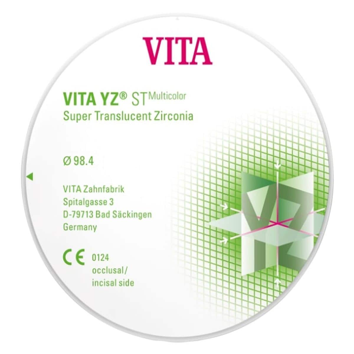 Disc yz st multicolor C2 98.4x25mm vita